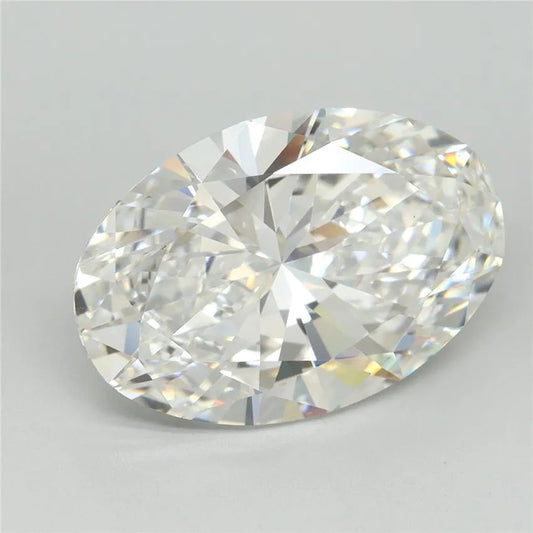 7.15ct Oval Lab Grown Diamond (Colour E, Clarity VVS1, IGI Certified)