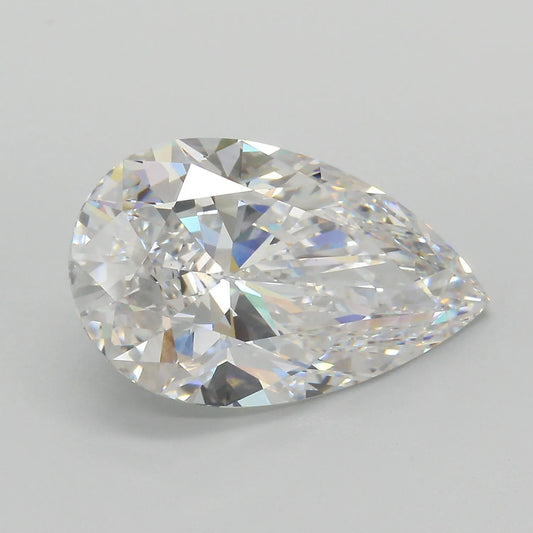 7.15ct Pear Lab Grown Diamond (Colour E, Clarity VVS2, Cut VG, IGI Certified)