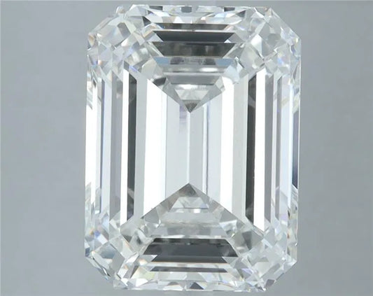 7.16ct Emerald Lab Grown Diamond (Colour F, Clarity VS1, IGI Certified)