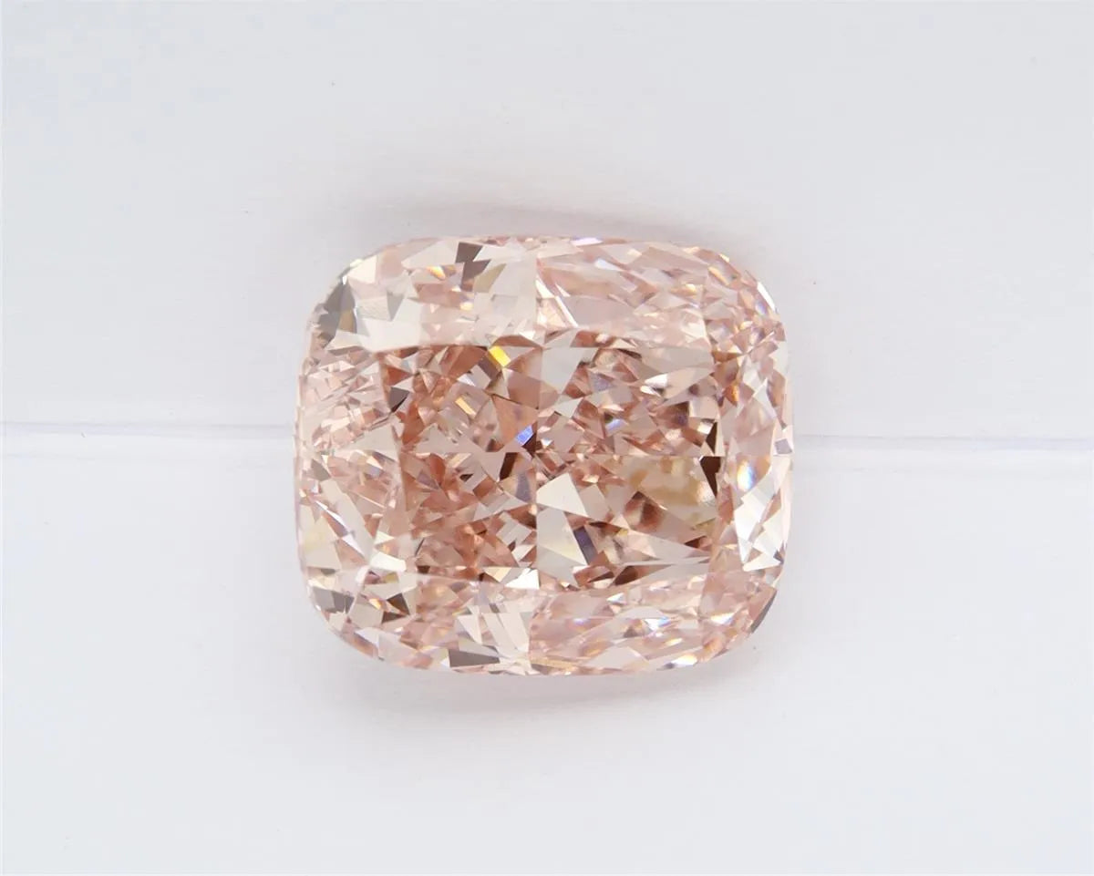 7.18ct Cushion brilliant Lab Grown Diamond (Colour Fancy Vivid Pink, Clarity VS1, IGI Certified)