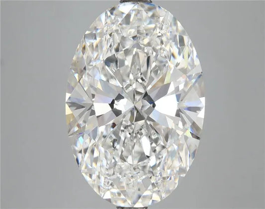 7.23ct Oval Lab Grown Diamond (Colour E, Clarity VVS2, IGI Certified)