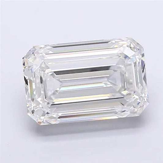 7.24ct Emerald Lab Grown Diamond (Colour E, Clarity VVS2, IGI Certified)