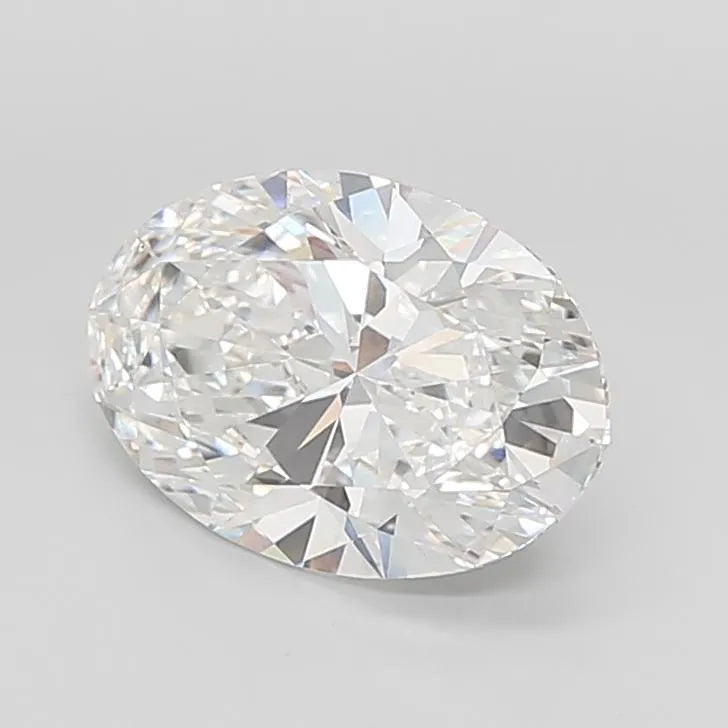 7.26ct Oval Lab Grown Diamond (Colour E, Clarity VVS2, IGI Certified)