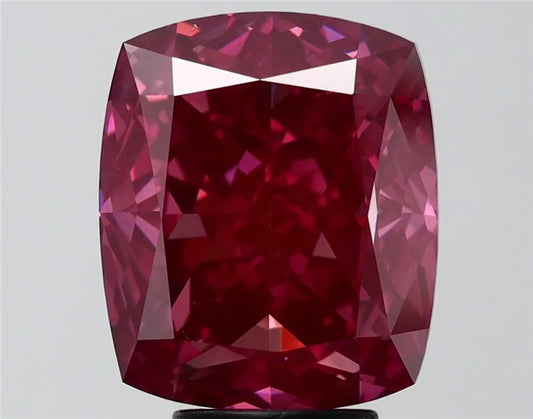 7.34ct Cushion modified Lab Grown Diamond (Colour Fancy Vivid Pink, Clarity VVS2, IGI Certified)
