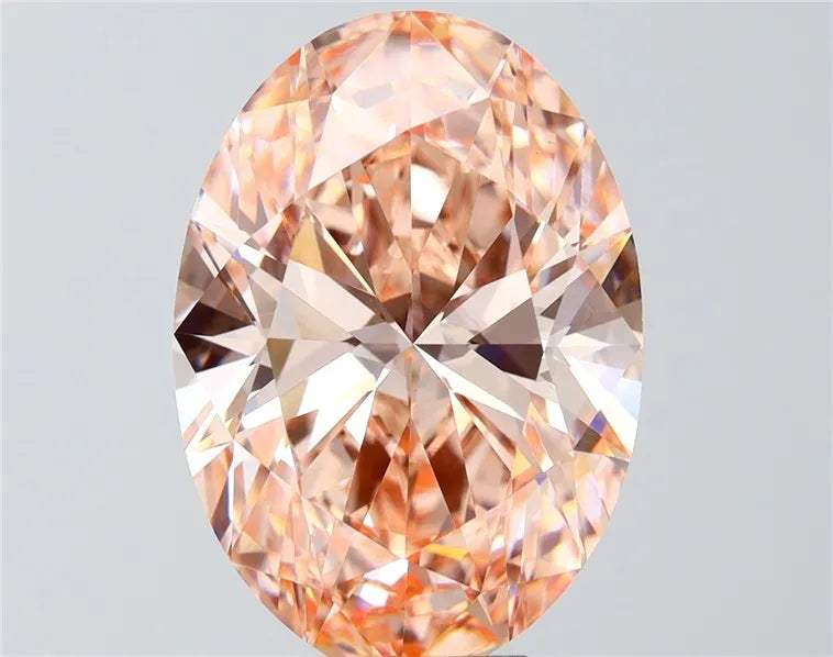 7.38ct Oval Lab Grown Diamond (Colour Fancy Intense Pink, Clarity VS1, IGI Certified)