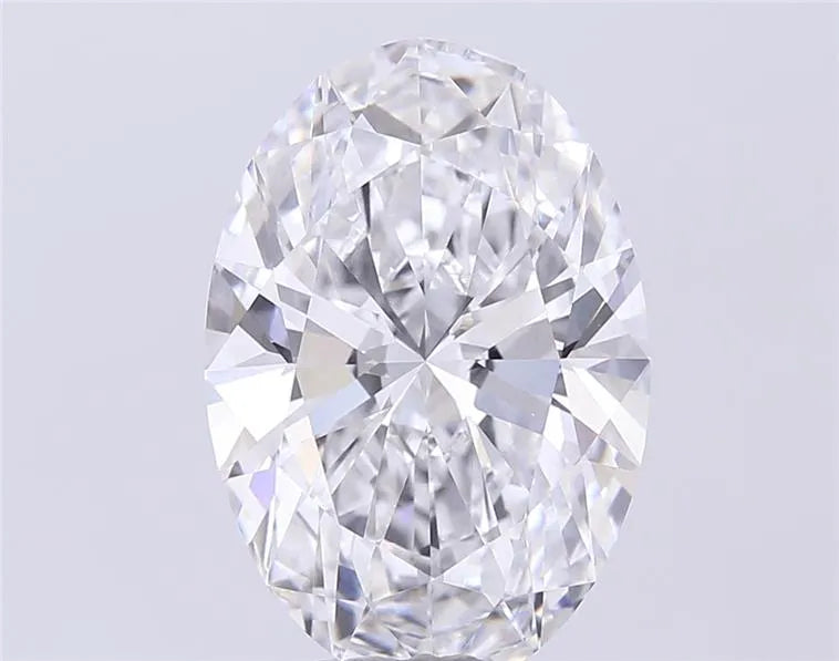 7.41ct Oval Lab Grown Diamond (Colour E, Clarity VVS2, IGI Certified)