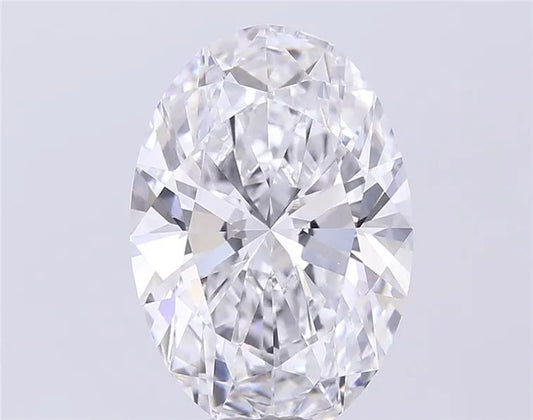 7.41ct Oval Lab Grown Diamond (Colour E, Clarity VVS2, IGI Certified)