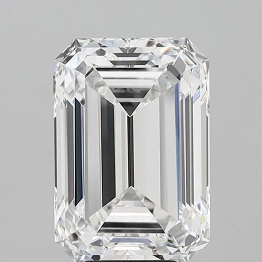 7.51ct Emerald Lab Grown Diamond (Colour E, Clarity VVS2, IGI Certified)