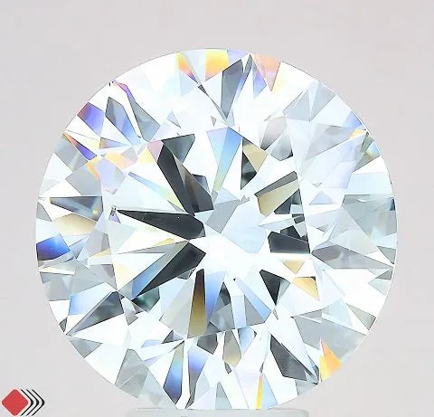 7.51ct Round Lab Grown Diamond (Colour Fancy Light Green, Clarity VS1, Cut ID, IGI Certified)
