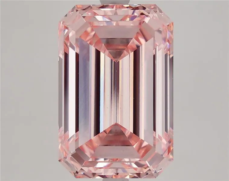 7.53ct Emerald Lab Grown Diamond (Colour Fancy Intense Pink, Clarity VS1, IGI Certified)