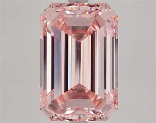7.53ct Emerald Lab Grown Diamond (Colour Fancy Intense Pink, Clarity VS1, IGI Certified)