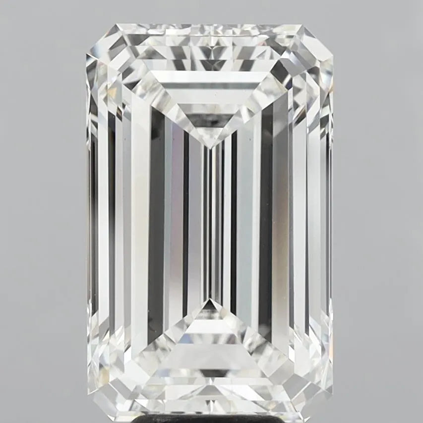 7.55ct Emerald Lab Grown Diamond (Colour G, Clarity VS1, IGI Certified)