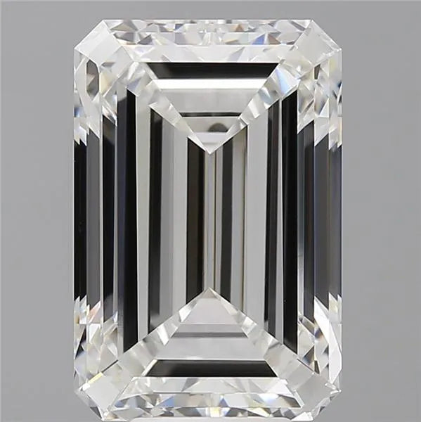 7.56ct Emerald Lab Grown Diamond (Colour F, Clarity VVS2, IGI Certified)