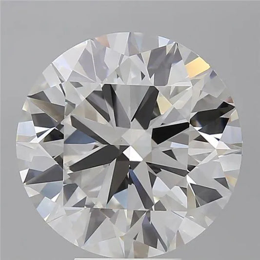 7.57ct Round Lab Grown Diamond (Colour F, Clarity VVS2, Cut ID, IGI Certified)