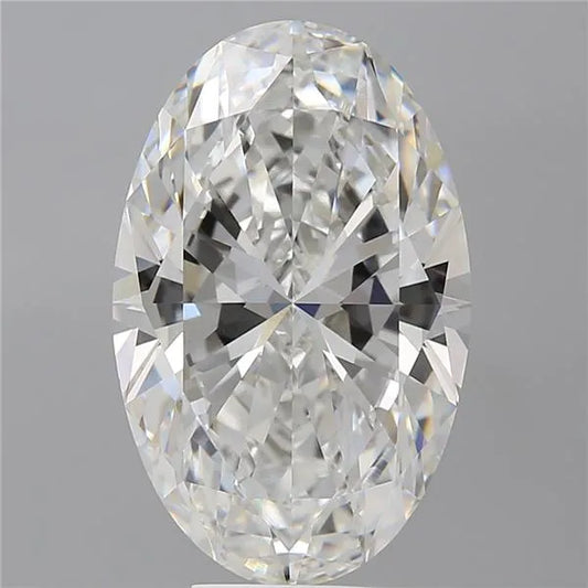 7.58ct Oval Lab Grown Diamond (Colour E, Clarity VVS1, IGI Certified)