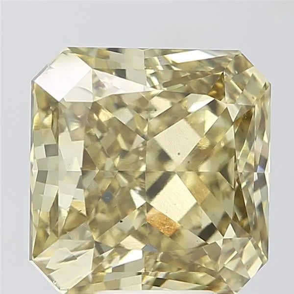 7.63ct Square radiant Lab Grown Diamond (Colour Fancy Intense Yellow, Clarity VS2, IGI Certified)
