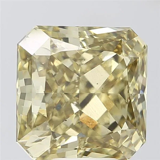 7.63ct Square radiant Lab Grown Diamond (Colour Fancy Intense Yellow, Clarity VS2, IGI Certified)