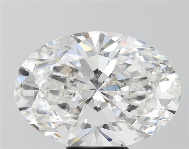 7.78ct Oval Lab Grown Diamond (Colour E, Clarity VVS2, IGI Certified)