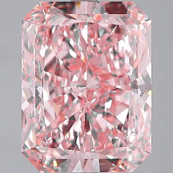 7.92ct Radiant Lab Grown Diamond (Colour Fancy Vivid Pink, Clarity VS1, IGI Certified)