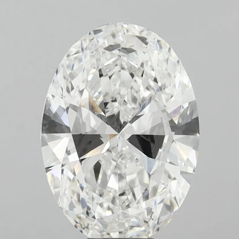 7.98ct Oval Lab Grown Diamond (Colour E, Clarity VVS1, IGI Certified)