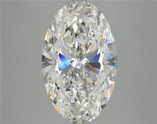 6.07ct Oval Lab Grown Diamond (Colour G, Clarity VS2, IGI Certified)