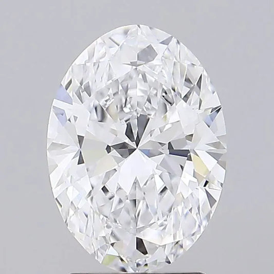 3.50ct Oval Lab Grown Diamond (Colour D, Clarity VVS1, IGI Certified)