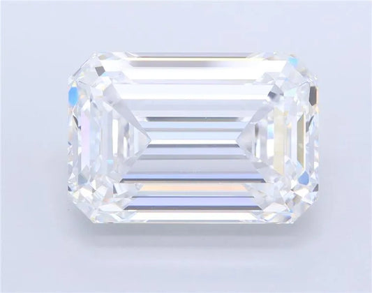 8.01ct Emerald Lab Grown Diamond (Colour E, Clarity VVS2, IGI Certified)