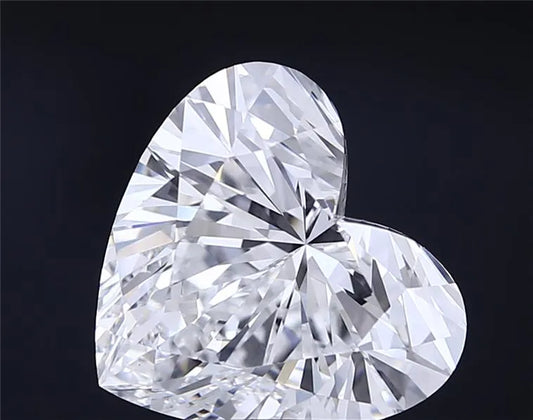 8.01ct Heart Lab Grown Diamond (Colour F, Clarity VVS2, IGI Certified)