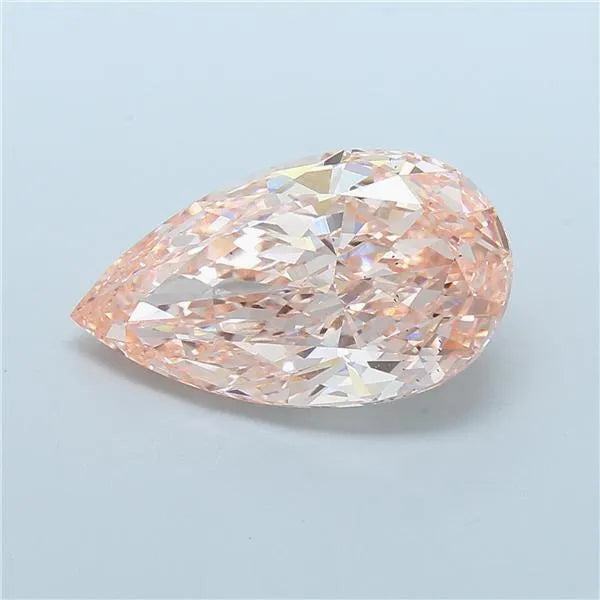 8.03ct Pear Lab Grown Diamond (Colour Fancy Vivid Pink, Clarity VS2, IGI Certified)