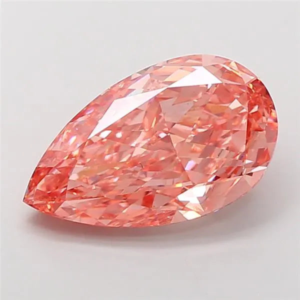 8.03ct Pear Lab Grown Diamond (Colour Fancy Vivid Pink, Clarity VVS2, IGI Certified)