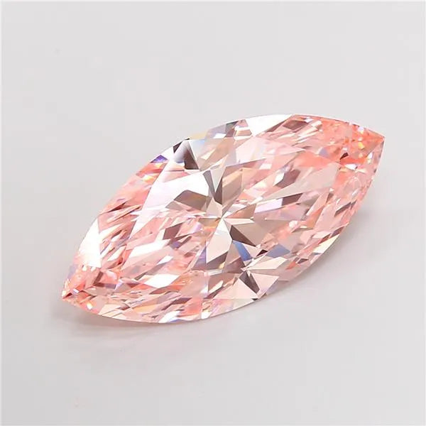 8.04ct Marquise Lab Grown Diamond (Colour Fancy Intense Pink, Clarity VVS2, IGI Certified)