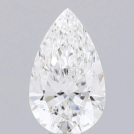8.09ct Pear Lab Grown Diamond (Colour E, Clarity VVS2, IGI Certified)