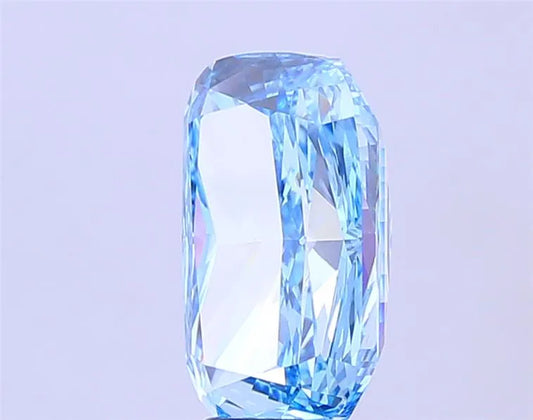 8.13ct Cushion modified Lab Grown Diamond (Colour Fancy Vivid Blue, Clarity VVS2, IGI Certified)