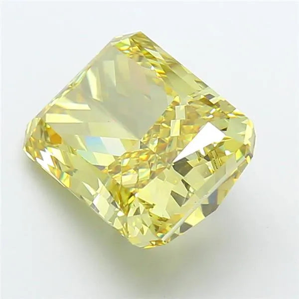 8.25ct Radiant Lab Grown Diamond (Colour Fancy Intense Yellow, Clarity VS1, IGI Certified)