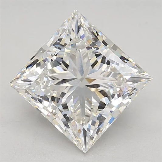 8.28ct Princess Lab Grown Diamond (Colour F, Clarity VVS2, IGI Certified)