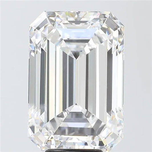 8.56ct Emerald Lab Grown Diamond (Colour E, Clarity VVS2, IGI Certified)