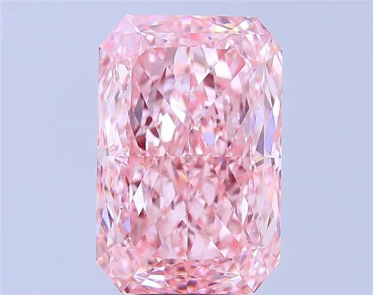 8.69ct Radiant Lab Grown Diamond (Colour Fancy Intense Pink, Clarity VS2, IGI Certified)