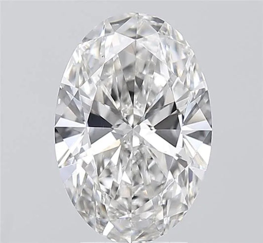 2.54ct Oval Lab Grown Diamond (Colour G, Clarity VS2, IGI Certified)