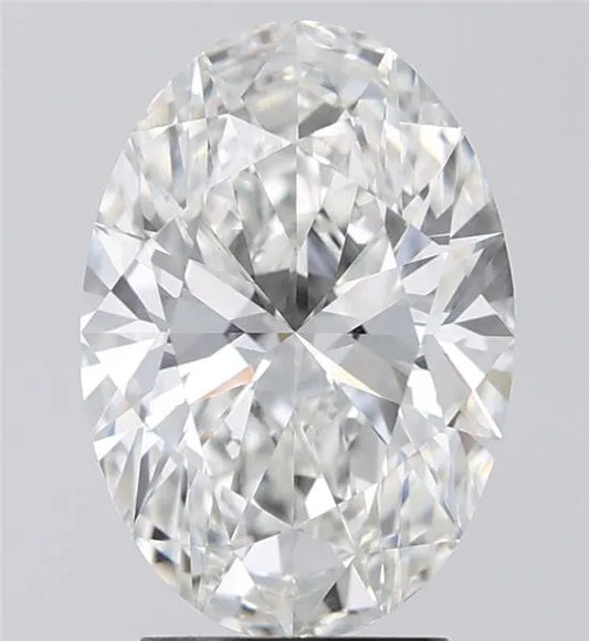 3.05ct Oval Lab Grown Diamond (Colour F, Clarity VVS2, IGI Certified)