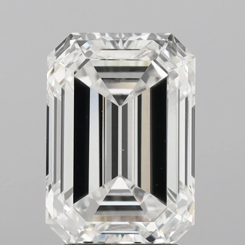 3.09ct Emerald Lab Grown Diamond (Colour F, Clarity VVS2, IGI Certified)