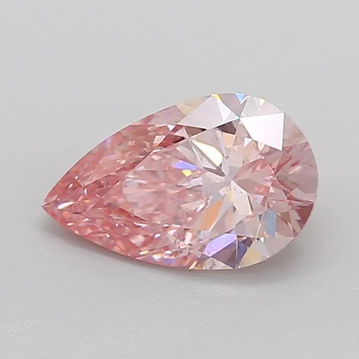 1.80ct Pear Lab Grown Diamond (Colour Fancy Intense Pink, Clarity SI1, IGI Certified)
