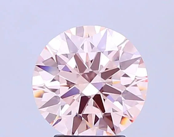 3.10ct Round Lab Grown Diamond (Colour Fancy Pink, Clarity VVS2, Cut ID, IGI Certified)