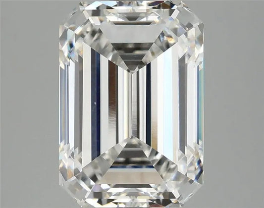 4.04ct Emerald Lab Grown Diamond (Colour F, Clarity VVS2, IGI Certified)