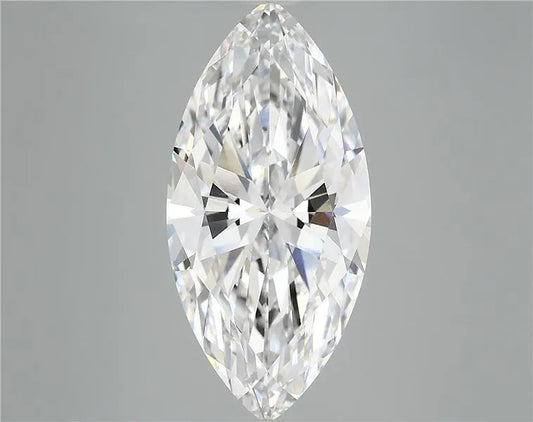 5.06ct Marquise Lab Grown Diamond (Colour D, Clarity VVS2, IGI Certified)