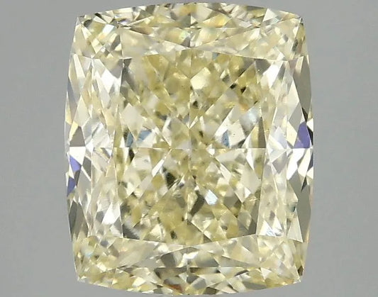 3.02ct Cushion modified Lab Grown Diamond (Colour Fancy Intense Yellow, Clarity VS1, IGI Certified)