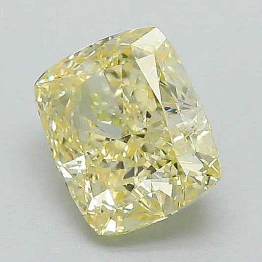 1.65ct Cushion modified Lab Grown Diamond (Colour Fancy Intense Yellow, Clarity VVS2, IGI Certified)