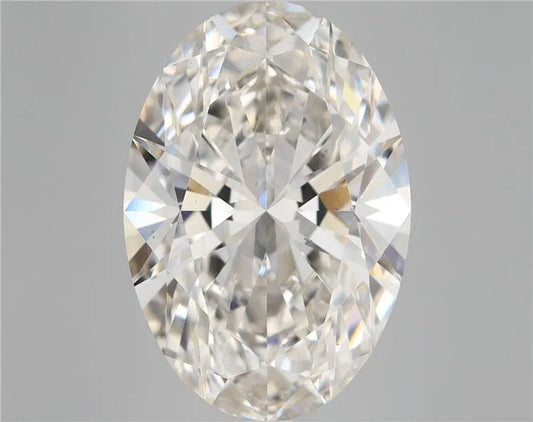 9.00ct Oval Lab Grown Diamond (Colour G, Clarity VS2, IGI Certified)