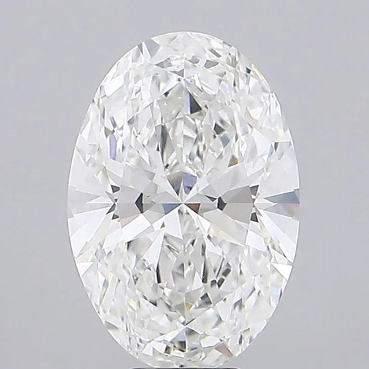 9.02ct Oval Lab Grown Diamond (Colour F, Clarity VVS2, IGI Certified)