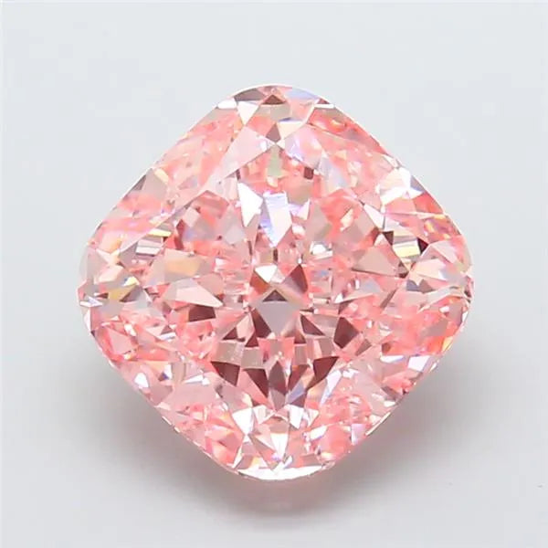 9.04ct Cushion modified Lab Grown Diamond (Colour Fancy Vivid Pink, Clarity VS1, IGI Certified)