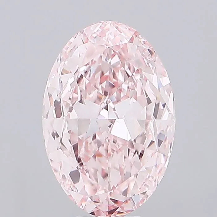 9.04ct Oval Lab Grown Diamond (Colour Fancy Intense Pink, Clarity VS1, IGI Certified)